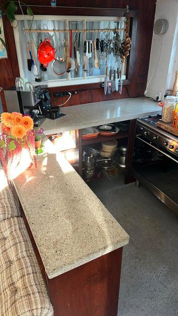 Graniet beton keukenbladen keuken blok granieten aanrecht beschikbaar voor biedingen