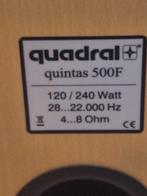 Speakers Quadral Quintas 500F Zuilspeakers, Audio, Tv en Foto, Luidsprekers, Overige merken, Ophalen of Verzenden, Zo goed als nieuw