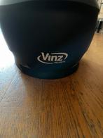 Vinz systeemhelm zwart, Fietsen en Brommers, Brommerhelmen, Ophalen of Verzenden, Gebruikt, Small, Vinz