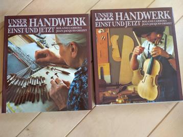 2 delen unser handwerk einst und jetzt beschikbaar voor biedingen