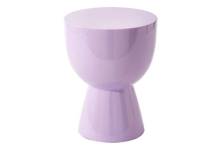 POLSPOTTEN Tip Tap Bijzettafel - Lila | Van €370, nu, Huis en Inrichting, Tafels | Bijzettafels, Nieuw, Rond, 45 tot 60 cm, Minder dan 55 cm