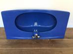 Vintage wastafels 1x blauw en 1x beige, Doe-het-zelf en Verbouw, Sanitair, Ophalen, Gebruikt, Wastafel