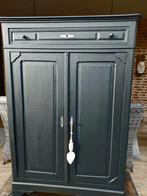 Antraciet zwarte meidenkast. Gerestyled. Kleur 7021, Huis en Inrichting, Ophalen, Zo goed als nieuw, 25 tot 50 cm, 200 cm of meer