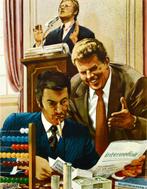 Intermediair Verjairkalender 1975 - met o.a. Hans Wiegel, Gelezen, Ophalen of Verzenden, Politiek en Staatkunde, Nederland