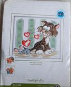 RTO Borduurpakket Kat en Muis - Nieuw, Hobby en Vrije tijd, Borduren en Borduurmachines, Ophalen of Verzenden, Nieuw