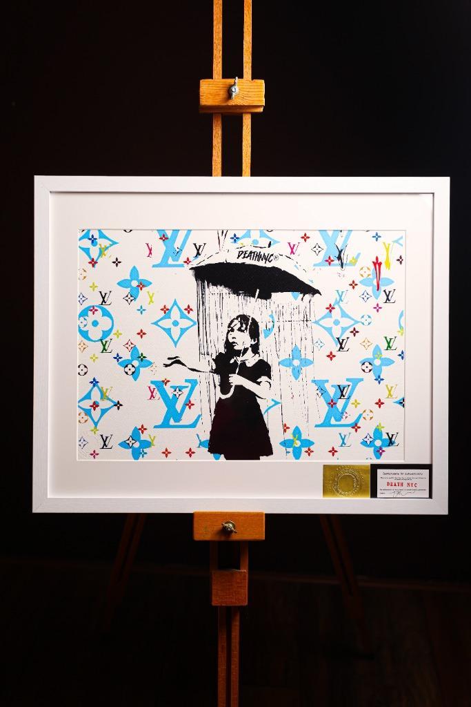 exclusief kunstwerk van Death NYC (Banksy x Louis Vuitton), Antiek en Kunst, Kunst | Litho's en Zeefdrukken, Ophalen of Verzenden