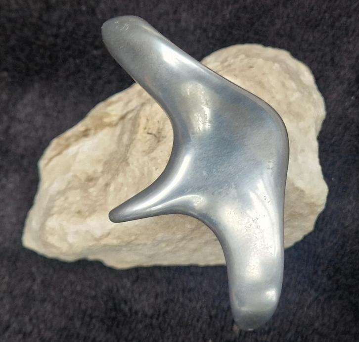 Gesigneerde Sculptuur ALBATROS gepolijst aluminium HOSELTON, Antiek en Kunst, Kunst | Designobjecten, Ophalen of Verzenden