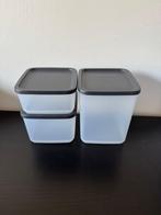 Tupperware cubix vierkant / vierkante voorraadbussen, Ophalen of Verzenden, Zo goed als nieuw