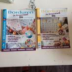 2x tijdschrift Borduren., Hobby en Vrije tijd, Ophalen of Verzenden, Zo goed als nieuw