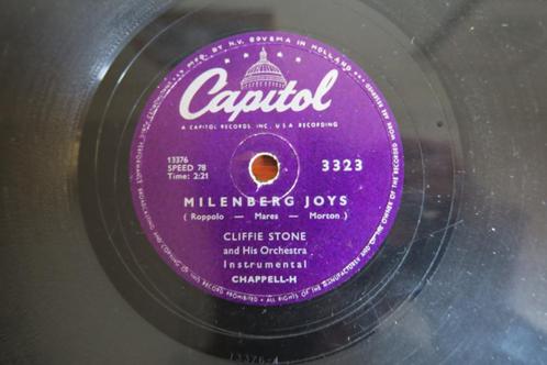 Cliffie Stone Milenberg Joys 78 toeren 78rpm jazz jukebox, Cd's en Dvd's, Vinyl | Jazz en Blues, Gebruikt, Jazz en Blues, 1940 tot 1960