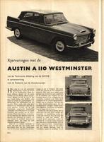 Autokampioen test Austin A 110 Westminster 1963, Boeken, Auto's | Folders en Tijdschriften, Gelezen, Overige merken, Verzenden