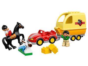 Duplo Paard & Trailer - Sint/Kerstcadeau!-zonder doos beschikbaar voor biedingen