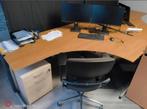2 bureaus + 1 archiefkast + 1 grote printer, Ophalen of Verzenden, Zo goed als nieuw