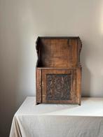 Vintage houten Spaans wandkastje rustic stijl h67cm, Ophalen of Verzenden, Zo goed als nieuw
