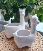 Set Alpaca bloempotten, Rond, Ophalen of Verzenden, Aardewerk, Minder dan 40 cm