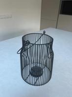 Industriële Windlicht Kandelaar - Zwart Metaal, Ophalen, Zwart, Nieuw, Metaal