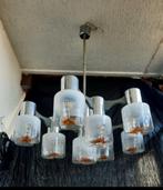 Mazzega jaren 70 kroonluchter vintage, Ophalen, Gebruikt, Glas, Vintage mid century