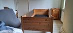 grenen bed 1 persoons en 2 persoons, Huis en Inrichting, Slaapkamer | Bedden, Ophalen, Gebruikt, 90 cm, Eenpersoons