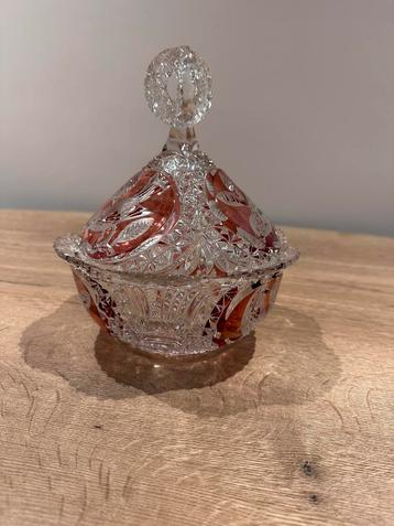 Gaaf bohemia crystal Dekselschaal van kristal te koop beschikbaar voor biedingen