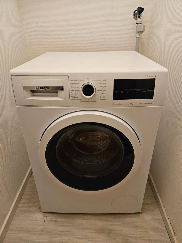 Bosch Wasmachine Eco Silence Drive Serie 4, Witgoed en Apparatuur, Wasmachines, Zo goed als nieuw, Voorlader, 6 tot 8 kg, 85 tot 90 cm