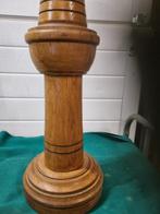zuil /kandelaar van massief hout zwaar, Ophalen of Verzenden, 'T Olde Gre-j, Info@toldegrej.nl, Endepoelstraat 20f Didam