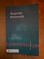 Compendium Burgerlijk procesrecht, Ophalen of Verzenden, Zo goed als nieuw, Natuurwetenschap