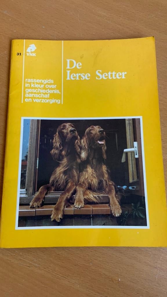 De Ierse setter-rassengids in kleur over geschiedenis,, Ophalen of Verzenden