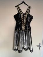 Carnaval Great Gatsby jurk zwart goud wit XXL  *NIEUW*, Kleding | Dames, Carnaval, Maat 46/48 (XL) of groter, Nieuw, Ophalen of Verzenden