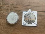 Canadese zilveren sterling dollars zilver 1992 1993, Ophalen of Verzenden, Noord-Amerika
