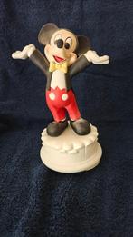 Disney Mickey Mouse Speeldoos porselein, Verzamelen, Ophalen of Verzenden, Mickey Mouse, Zo goed als nieuw, Beeldje of Figuurtje