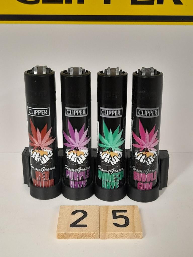 Set van 4 clipper aanstekers., Ophalen of Verzenden, Nieuw, Aansteker