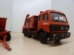 Mercedes met aanhanger, Hobby en Vrije tijd, Modelauto's | 1:50, Ophalen of Verzenden, Nieuw, Bus of Vrachtwagen, Conrad