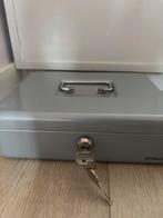 Geldkist met sleutels, Ophalen of Verzenden, Zo goed als nieuw, Metaal of Blik, Overige thema's