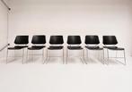 Set van 6 zwarte Matrix Krueger stoelen van Thomas Tolleson, Gebruikt, Zwart, Ophalen of Verzenden, Vijf, Zes of meer stoelen