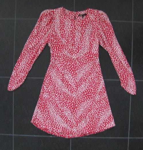 Maje jurk, rood met wit, maat 36, NIEUW met kaartje, Romie, Kleding | Dames, Jurken, Nieuw, Maat 36 (S), Rood, Boven de knie, Verzenden