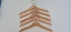 set van 5 houten kinder kleding hangers zgan, Ophalen of Verzenden, Zo goed als nieuw, Overige typen