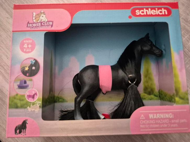 Nieuwe schleich horse club zwart paard 42620, Verzamelen, Dierenverzamelingen, Nieuw, Beeldje of Figuurtje, Paard, Ophalen of Verzenden