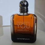 100 ml stronger with you absolutely parfum emporio armani, Sieraden, Tassen en Uiterlijk, Uiterlijk | Parfum, Ophalen of Verzenden