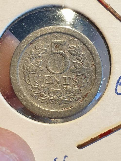 5 cent 1908 nr.2 (06), Postzegels en Munten, Munten | Nederland, 5 cent, Koningin Wilhelmina, Ophalen of Verzenden