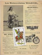 Bianchi Stelvio Bianchina leaflet (Bif), Motoren, Verzenden, Overige merken