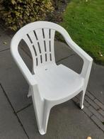 4 Jardin stapelstoelen wit, zo goed als nieuw, Tuin en Terras, Ophalen, Zo goed als nieuw, Kunststof, Stapelbaar