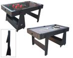 Airhockey/Pooltafel TopTable Twist 2-1 Mobile, Grey Black, Ophalen of Verzenden, Nieuw, Pooltafel