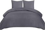 Utopia Bedding | Dekbedovertrek Set | zachte microvezel, Dekbedovertrek, Ophalen of Verzenden, Grijs, Nieuw