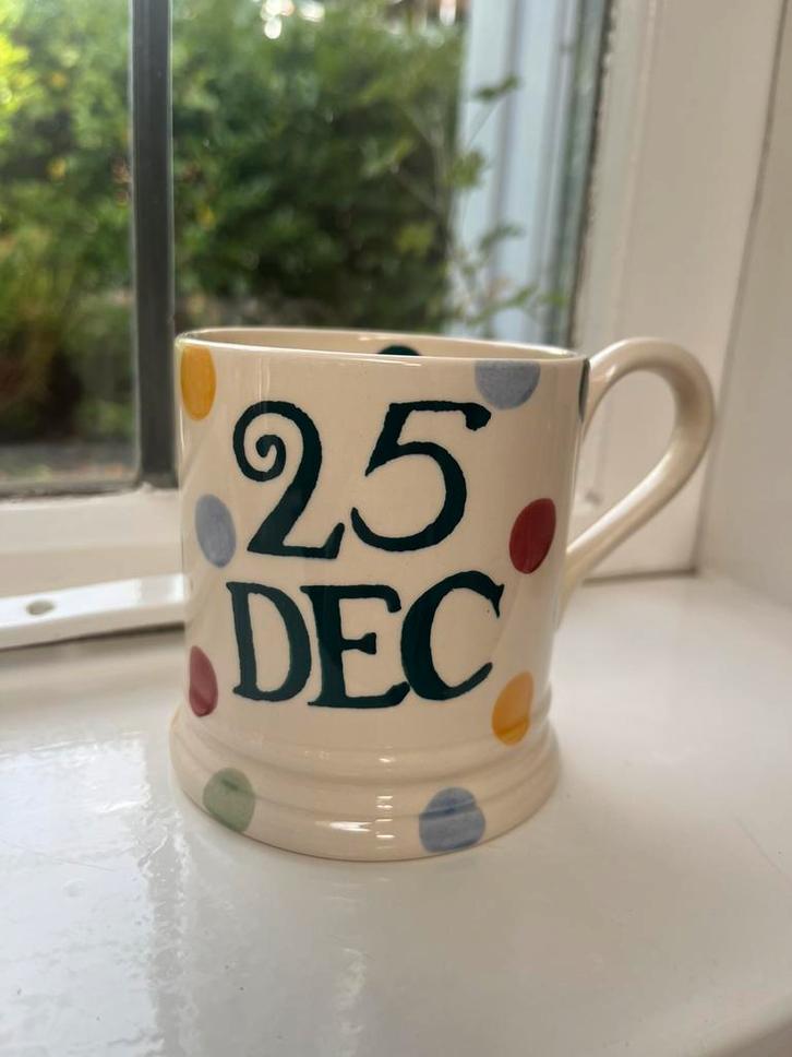 Nieuw! Polka Dot Christmas mug, Emma Bridgewater, Huis en Inrichting, Keuken | Servies, Nieuw, Overige typen, Overige stijlen
