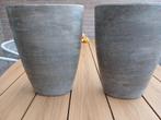 Bloempotten binnen/vazen 2 stuks, Huis en Inrichting, Woonaccessoires | Vazen, Ophalen of Verzenden, Zo goed als nieuw, Overige kleuren