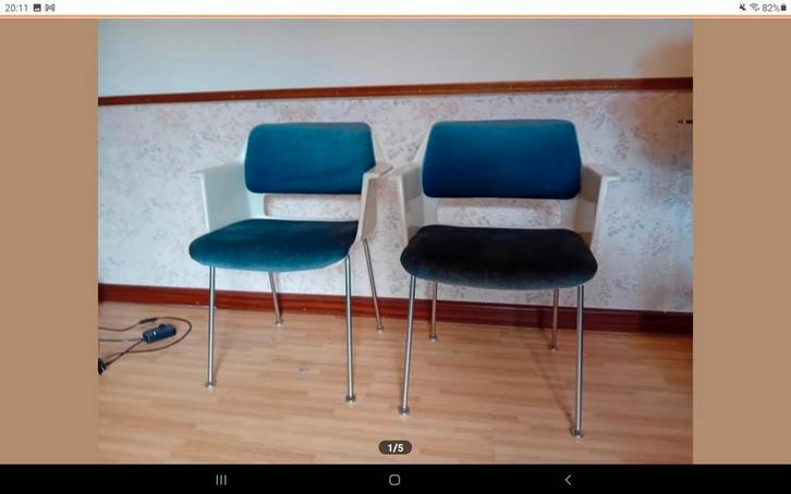 Gispen Stoelen - Set van 2, Antiek en Kunst, Antiek | Meubels | Stoelen en Banken, Ophalen