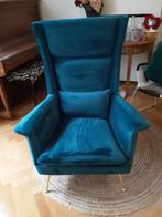 Design fauteuil van Kare design. 600,-, Blauw, Design, Zo goed als nieuw, Eén