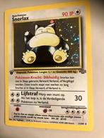 Snorlax 1st edition Jungle Holo, Ophalen of Verzenden, Gebruikt, Losse kaart, Foil