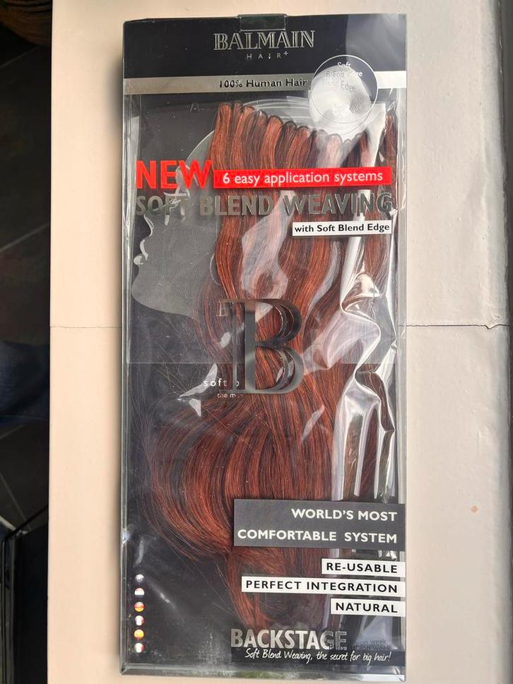 Balmain  Extensions Rood teab, Sieraden, Tassen en Uiterlijk, Uiterlijk | Haarverzorging, Nieuw, Pruik of Haarverlenging, Ophalen of Verzenden