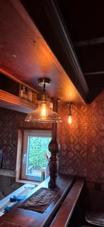 Glazen Lampenkappen, Huis en Inrichting, Lampen | Lampenkappen, Ophalen, Gebruikt, Rond, Minder dan 25 cm